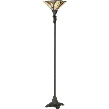 Quoizel TFAS9470VA | Asheville 71 inch Valiant Bronze Torchiere Portable Light, Naturals