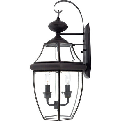Quoizel NY8317Z | Newbury 2 Light 20 inch Medici Bronze Outdoor Wall Lantern