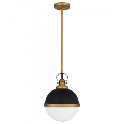Quoizel QPP5352MBK | Sullivan 1 Light 11 inch Matte Black Mini Pendant Ceiling Light, Small