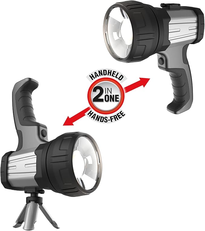 Handy Brite 650 Lm LED Battery Handheld Work Light W/Tripod