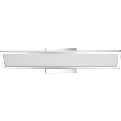 Quoizel PCFH8525C | Flash 24.25-in 1-Light Polished Chrome LED Modern/Contemporary Vanity Light Bar