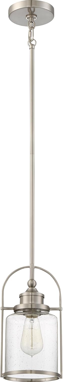 Quoizel QPP2781BN | Payson Single Light 7" Wide Mini Pendant