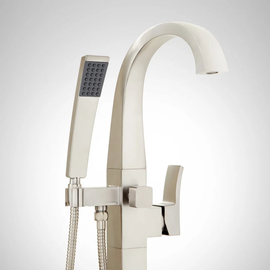 Signature Hardware SHVLFS2000GPN |  Vilamonte Floor Mount Tub Filler Faucet