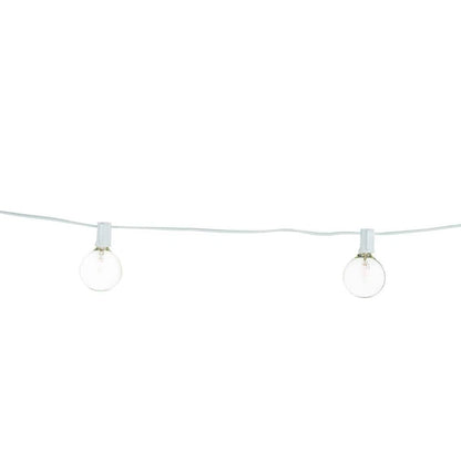 Hampton Bay 1005 698 523 | 12-Light 12 ft. Outdoor/Indoor Plug-In Incandescent G50 Bulb String Light