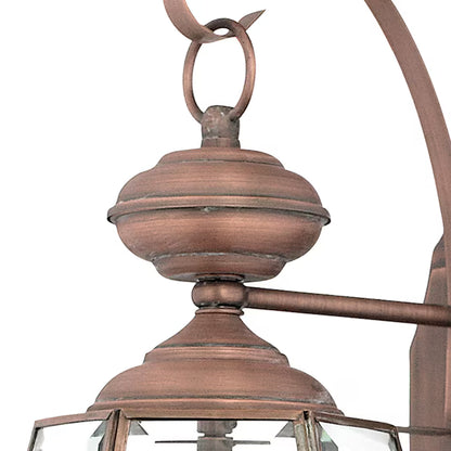 Quoizel NY8317AC | Newbury 2 Light 20 inch Aged Copper Outdoor Wall Lantern