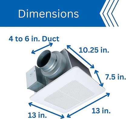 Panasonic FV-0511VQ1 | WhisperCeiling Bathroom Exhaust Fan