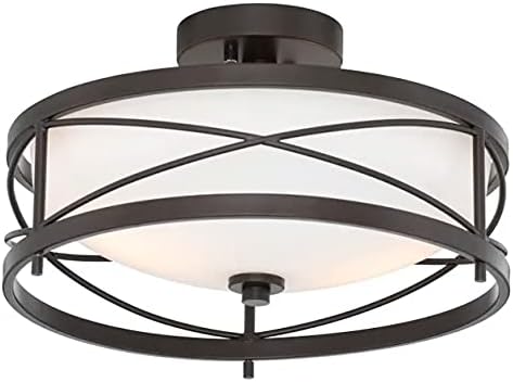 Home Decorators Collection 1003 418 995 | 2-Light Semi-Flush Mount Ceiling Light