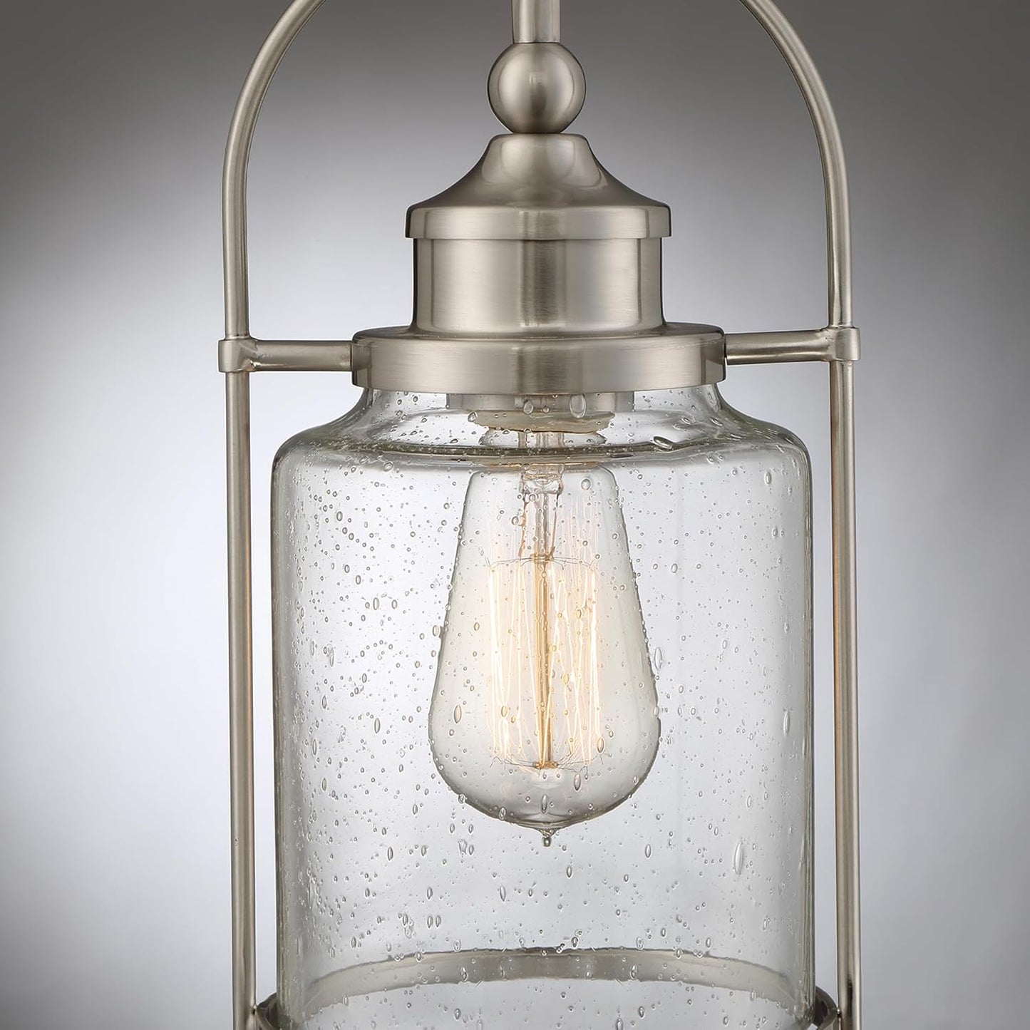 Quoizel QPP2781BN | Payson Single Light 7" Wide Mini Pendant