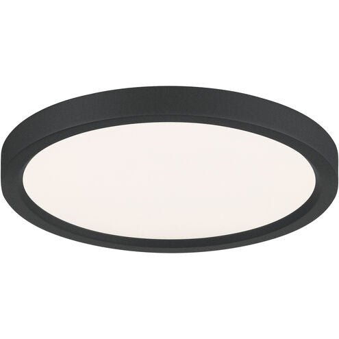 Quoizel OST1711EK | Outskirts 11 inch Earth Black Flush Mount Ceiling Light