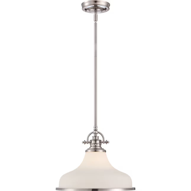 Quoizel GRT2814BN | Grant 1 Light 14 inch Brushed Nickel Pendant Ceiling Light