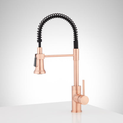 Signature Hardware SHXCPS101AC | Presidio 1.8 GPM Single Hole Pre-Rinse Pull Out Kitchen Faucet