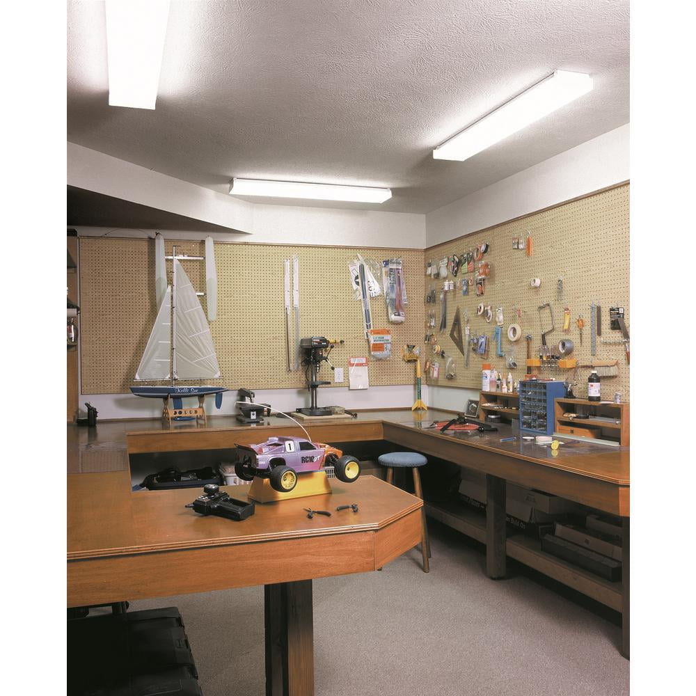 Lithonia Lighting 987210 | 4ft. White Fluorescent Wrap Around Light