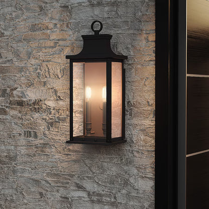 Quoizel ABY8408OZ | Abernathy 2 Light 20" Tall Outdoor Wall Sconce in Old Bronze