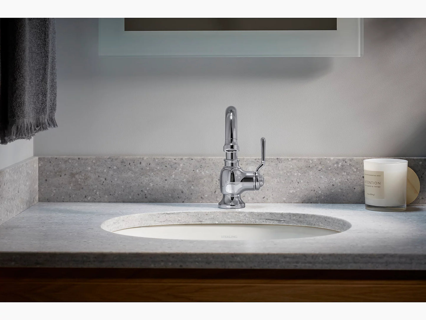 Kolher 27374-4-CP | Sterling Ludington Single-Handle Bathroom Faucet, 1.2 gpm in Polished Chrome