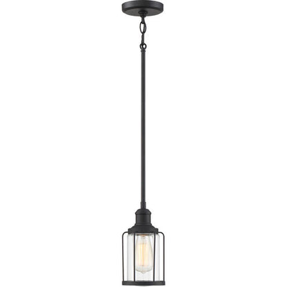 Quoizel LUD1505EK | Ludlow 1 Light 5 inch Earth Black Mini Pendant Ceiling Light