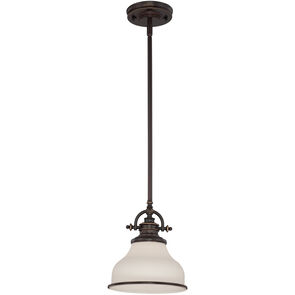 Quoizel GRT1508PN | Grant 1 Light 8 inch Palladian Bronze Mini Pendant Ceiling Light in Palladian Bronze