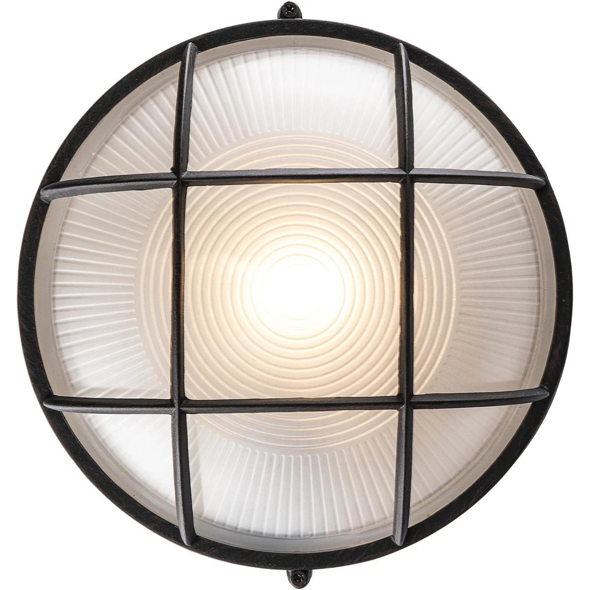 Trans Globe 41515 RT | 10" Width 1 Light Flush Mount Bulkhead Outdoor Wall Sconce