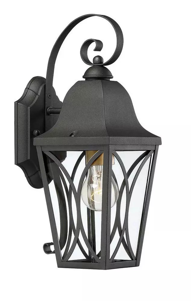 Signature Hardware PHEL4200BBRO | Cardigan 15-3/8 in. 60W 1-Light Outdoor Wall Sconce in Black Bronze