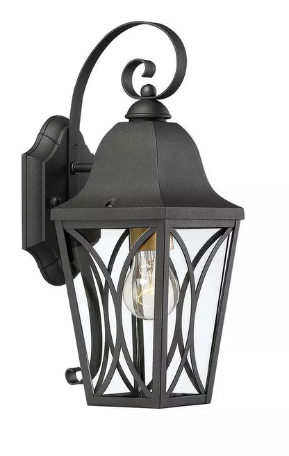 Signature Hardware PHEL4200BBRO | Cardigan 15-3/8 in. 60W 1-Light Outdoor Wall Sconce in Black Bronze