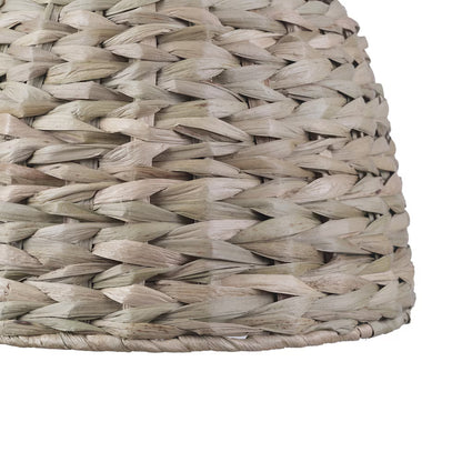 Globe Electric 1001 684 720 | Corbin 1-Light Black Pendant Lighting with Woven Twine Shade