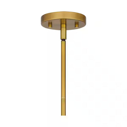 DSI Lighting 1006 106 530 | Mixon 1-Light Aged Brass Pendant with Opal Glass