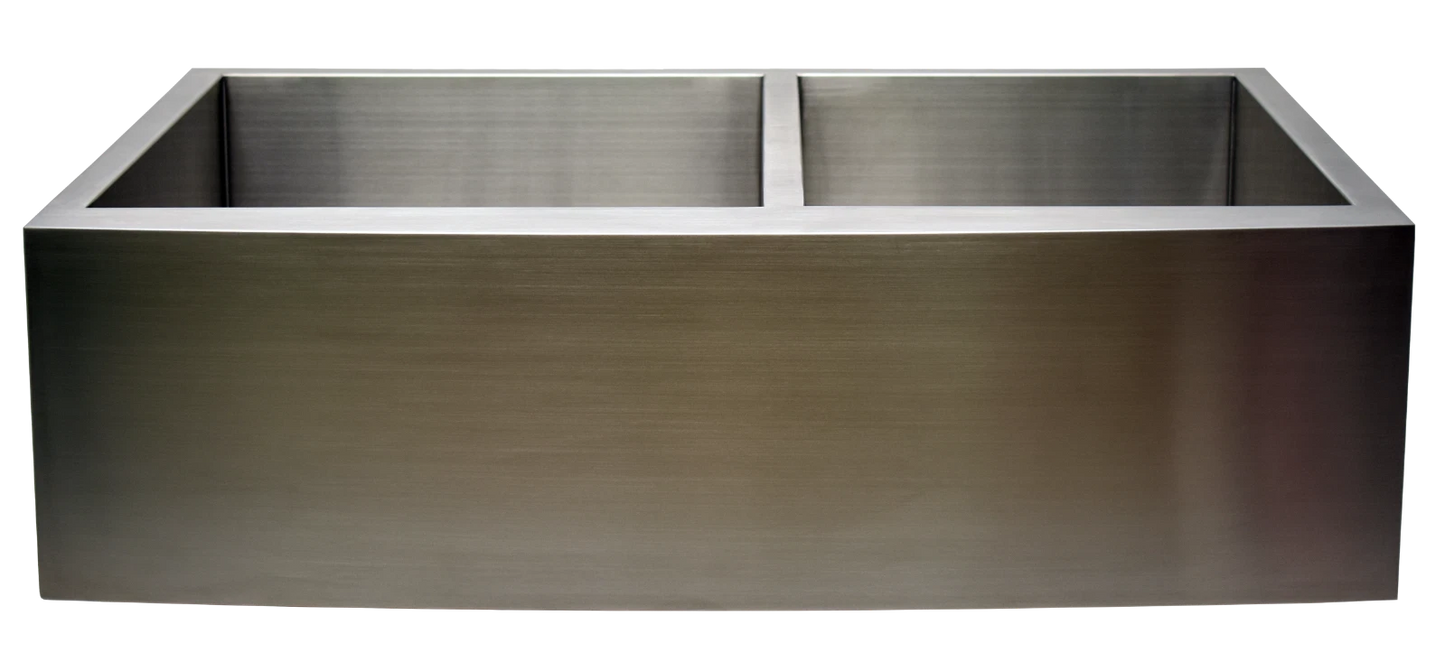 36" x 22" - 1/4" x 10" Satin Kitchen Sink | AFD3622L