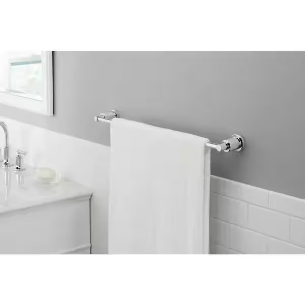 Glacier Bay 1004 987 122 | Sebring 24 in. Towel Bar in Polished Chrome