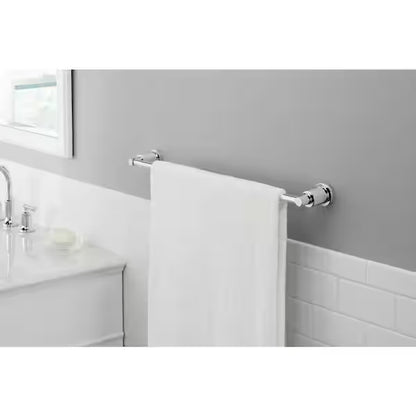Glacier Bay 1004 987 122 | Sebring 24 in. Towel Bar in Polished Chrome