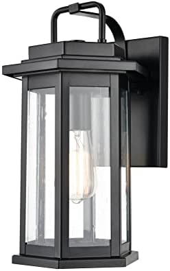 Millennium 2683-PBK | Ellis 15" Tall Outdoor Wall Sconce in Powder Coat Black