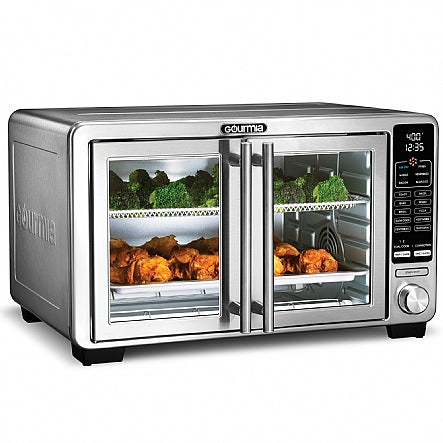Used Gourmia XL 45 Quart Digital Countertop Oven with Air Fry and Temperature Probe