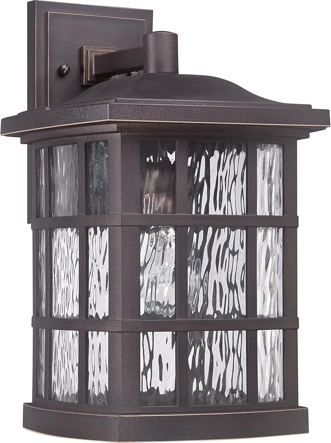 Quoizel SNN8409PN | Stonington 1 Light 16 inch Palladian Bronze Outdoor Wall Lantern
