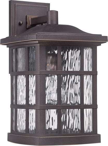Quoizel SNN8409PN | Stonington 1 Light 16 inch Palladian Bronze Outdoor Wall Lantern