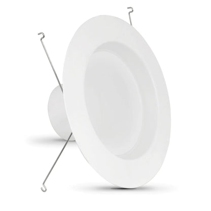 Feit Electric LEDR56 | Feit Electric Enhance 5-6 in. Trim LED 10.2W (75W Eq.) 925 Lumens 2700K White Recessed Light