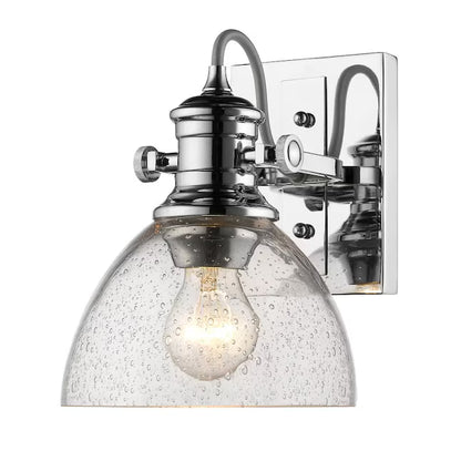 Golden Lighting 3118-1SF CH-SD | Hines 8" Wide Accent Light Ceiling Fixture