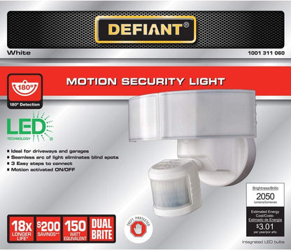 Defiant DFI-5983-WH-G | Defiant LED Motion Security Light