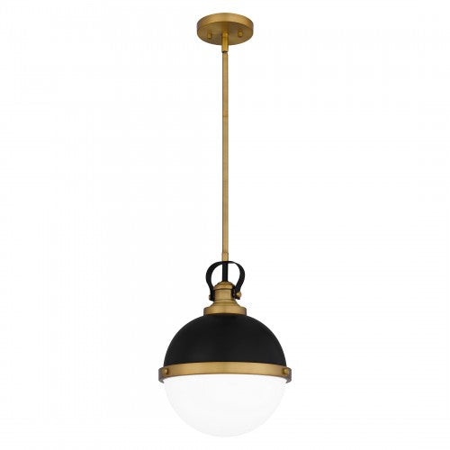 Quoizel QPP5352MBK | Sullivan 1 Light 11 inch Matte Black Mini Pendant Ceiling Light, Small