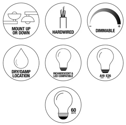 Hampton Bay 1001 220 862 | Cade 20.25 in. 3-Light Brushed Nickel Bathroom Vanity Light Fixture with Frosted Glass Shades