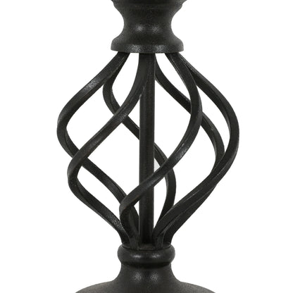 Better Homes & Gardens LB3615 | Metal Swirl Caged Accent Lamp Base, Bronze Finish
