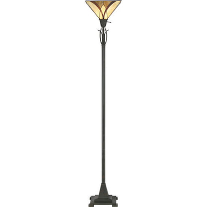 Quoizel TFAS9470VA | Asheville 71 inch Valiant Bronze Torchiere Portable Light, Naturals