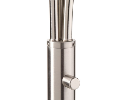 Hampton Bay 1001 731 456 | 78 in. Height 3-Arc Floor Lamp - Brushed Nickel Finish