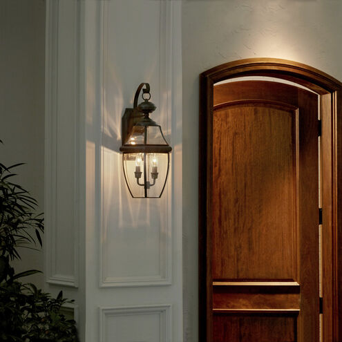 Quoizel NY8317Z | Newbury 2 Light 20 inch Medici Bronze Outdoor Wall Lantern