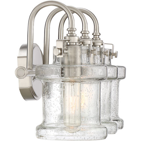 Quoizel DNY8603BN | Danbury 3 Light 24 inch Brushed Nickel Bath Light Wall Light