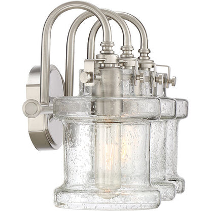 Quoizel DNY8603BN | Danbury 3 Light 24 inch Brushed Nickel Bath Light Wall Light