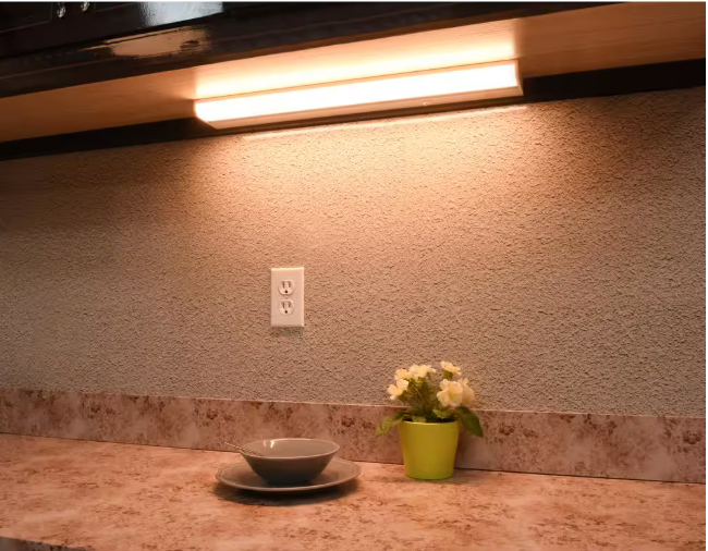 Commercial Electric 1005 837 732 | Direct Wire Aluminum 24 in. LED White CCT Changing Under Cabinet Light