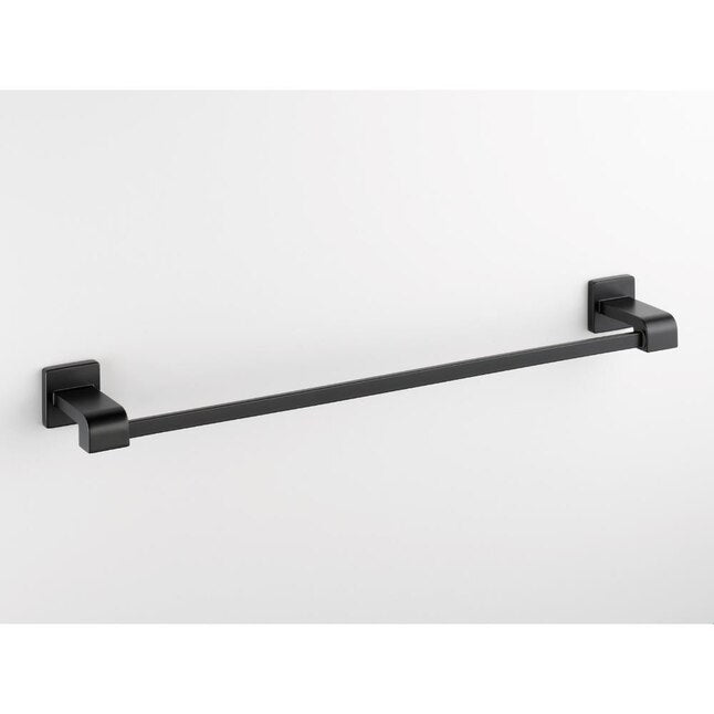 Delta 77524-BL | Ara 24-in Matte Black Wall mount Single Towel Bar