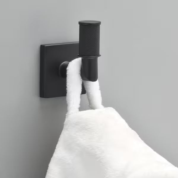Delta AVE35-MB | Single Towel Hook Bath Hardware Accessory in Matte Black