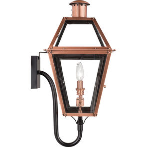 Quoizel RO8311AC | Rue De Royal 2 Light 24 inch Aged Copper Outdoor Wall Lantern