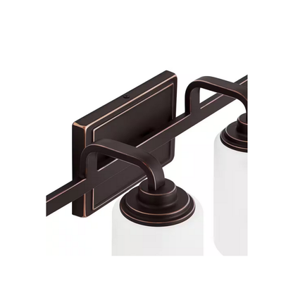 Hampton Bay 1006 367 870 | Hartford Lake 4-Light Vanity Fixture in Oil-Rubbed Bronze
