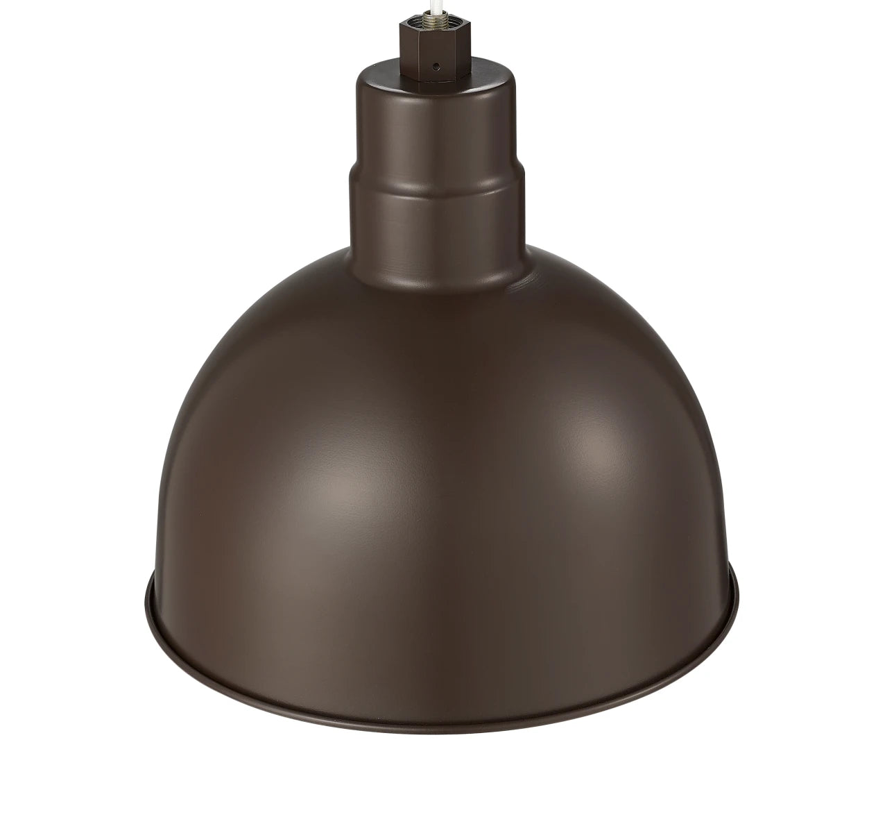 Millennium RDBS12-NB | RLM 1 Light 12" Wide Outdoor Dome Shade