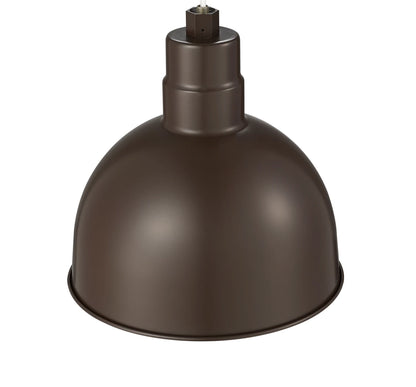 Millennium RDBS12-NB | RLM 1 Light 12" Wide Outdoor Dome Shade